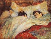 Henri De Toulouse-Lautrec The bed France oil painting artist